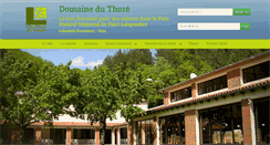 Desktop Screenshot of domaineduthore.com