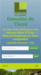 Mobile Screenshot of domaineduthore.com